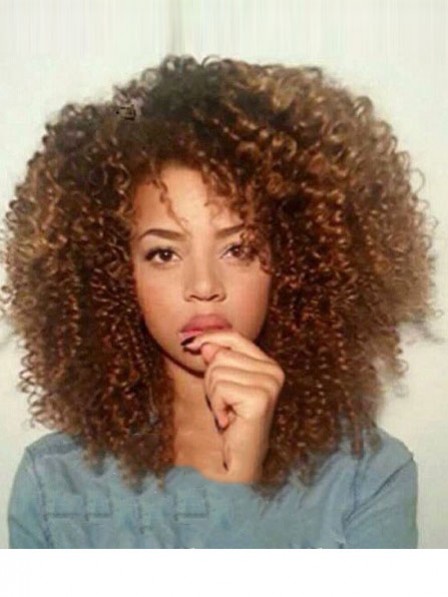 Auburn Brown Hair Color African American Curly Wig Rewigs Com