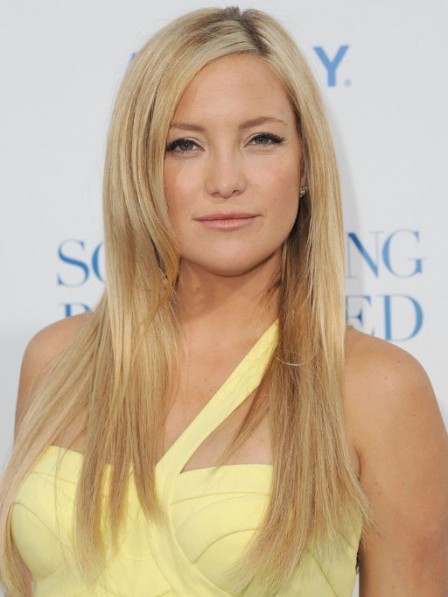 Kate Hudson Smooth Long Blonde Straight Lace Front Wig Rewigs Com