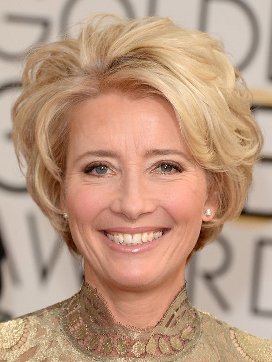 Emma Thompson Short Hair Cut Hairstyles For Women Over 40